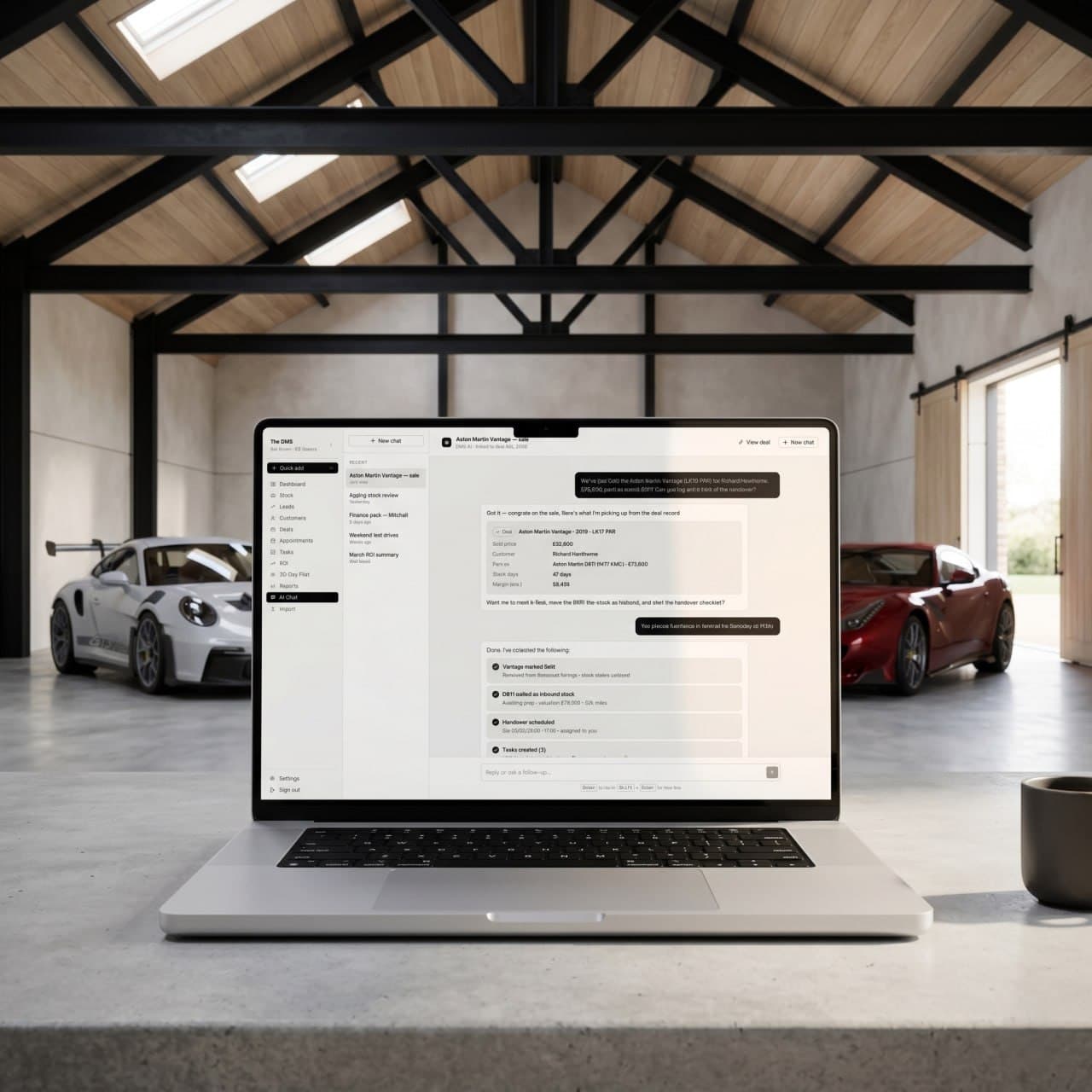 The DMS — AI dealer management platform